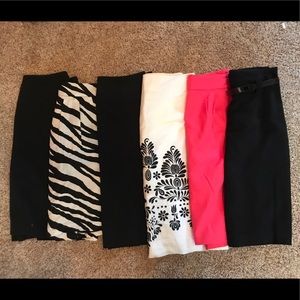 6 pairs of brand named business skirts